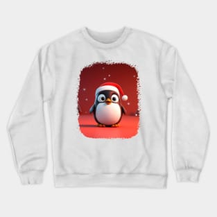 Happy Santa Penguin Crewneck Sweatshirt